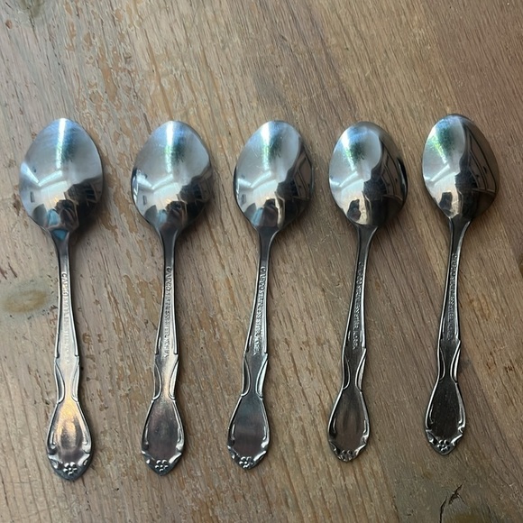 Capco Demitasse Spoons Set of 5 Replacements Korea Stainless Steel - Picture 4 of 5